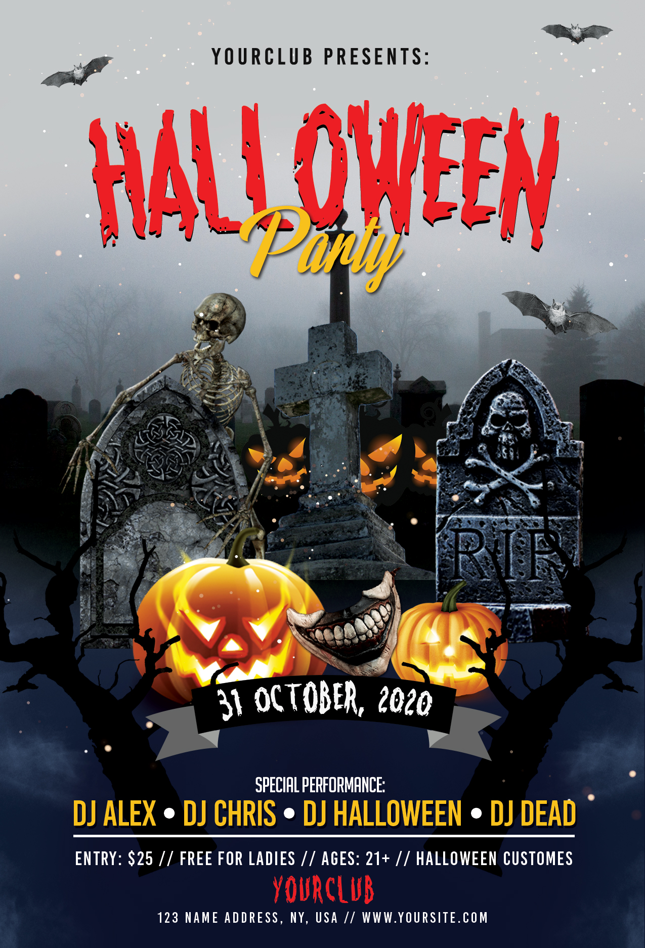 All Hallows' Eve Banner - Party Connexion LLC