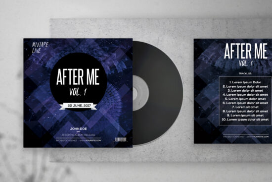 After Me - Freebie PSD Mixtape Album Artwork Cover