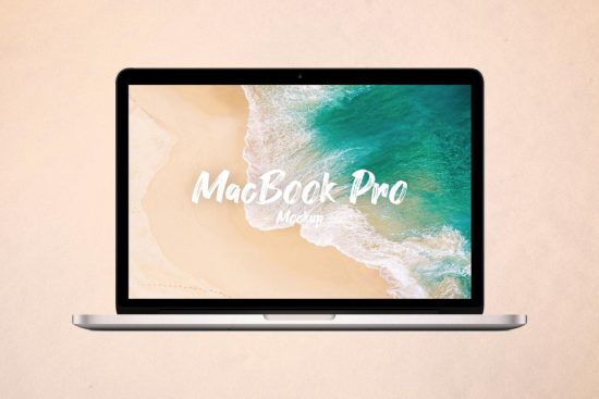 Free Minimalist Macbook Pro Mockup