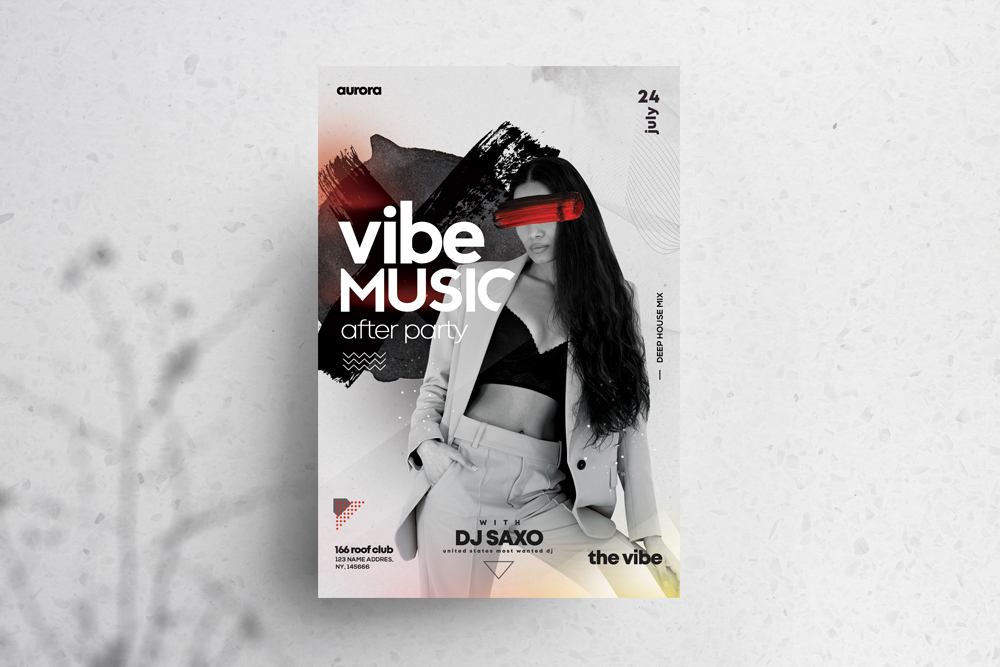 After Party Free PSD Flyer Template