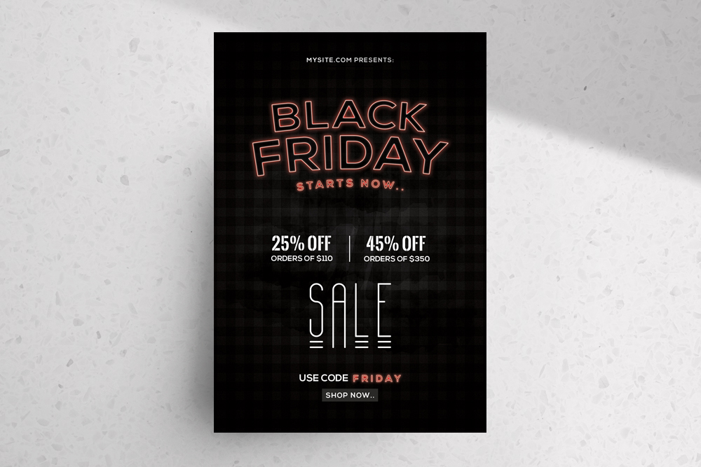 Black Friday – Free PSD Flyer Template