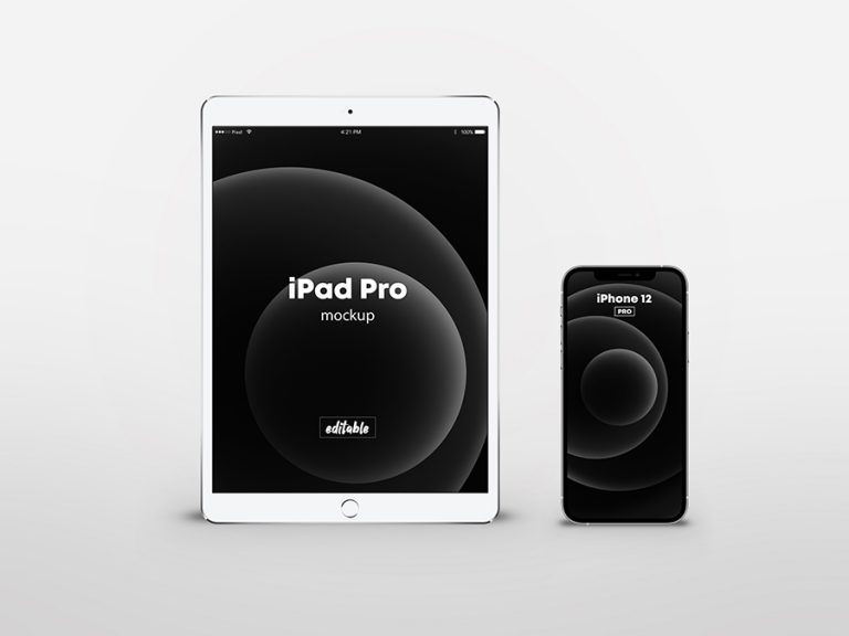 iPhone 12 Pro & iPad Pro Mockup
