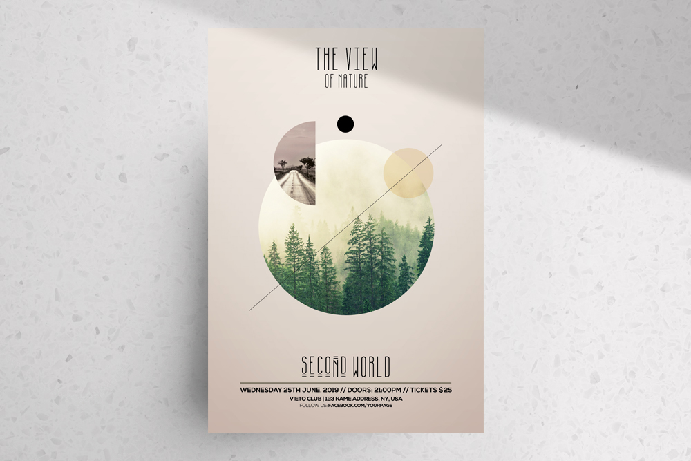 The View – Nature PSD Flyer Template