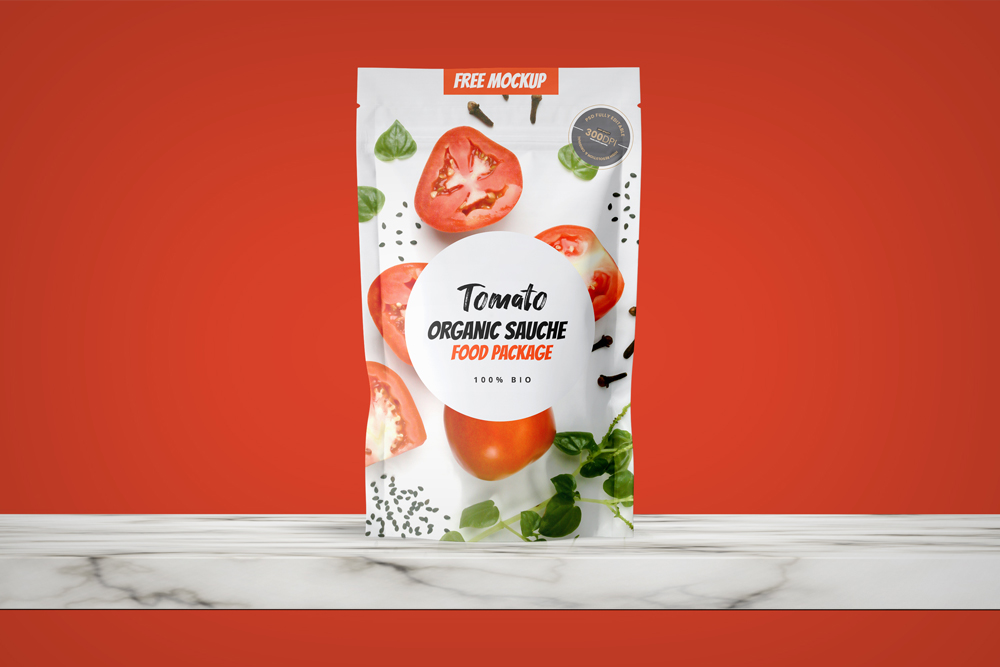 Food Organic Packaging Free Mockup