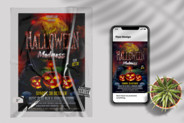 Halloween Madness PSD Flyer Template