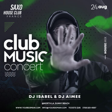 Club Music Party Instagram PSD Templates