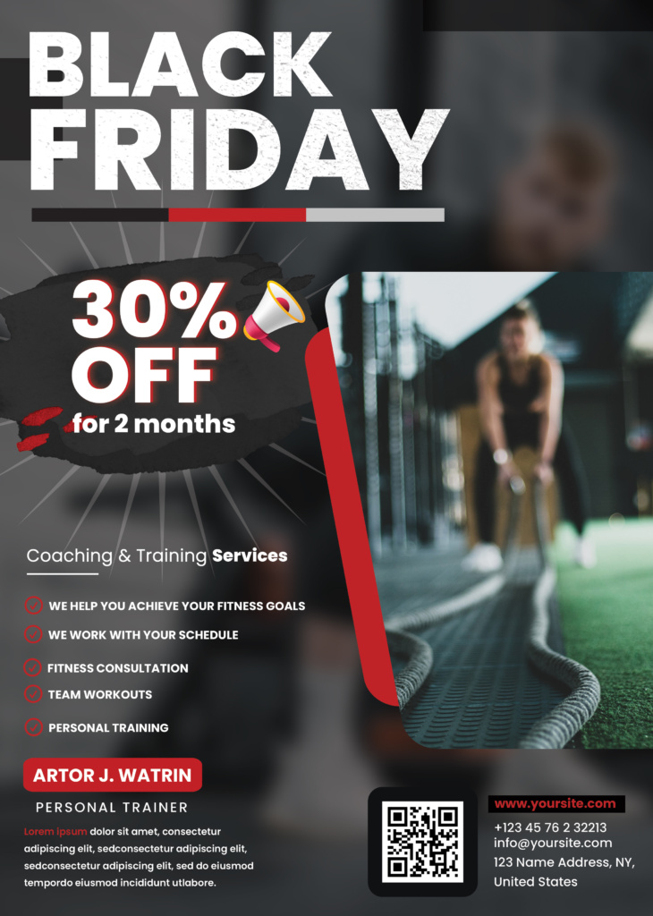 Personal Trainer Free Fitness PSD Flyer Template by pixelsdesign-net on  DeviantArt