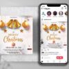 Christmas White & Gold Instagram PSD Templates