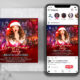 Christmas Party Night Instagram PSD Templates