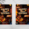 Happy Thanksgiving Day Flyer Template (PSD)