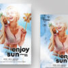 The Tropical Sun Party Flyer Template (PSD)