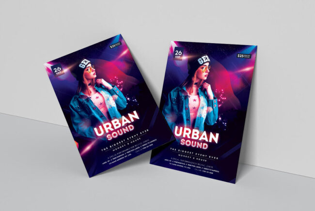 Urban Sound Party is a Premium Flyer design to promote your next event party, dj events, after party, concerts & more. Everything is editable inside Photoshop.
