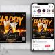 Happy Hour Event Instagram PSD Templates