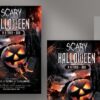 Scary Halloween Party Flyer Template (PSD)