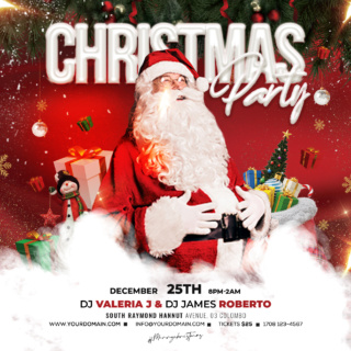 Magic Christmas Party Instagram PSD Templates
