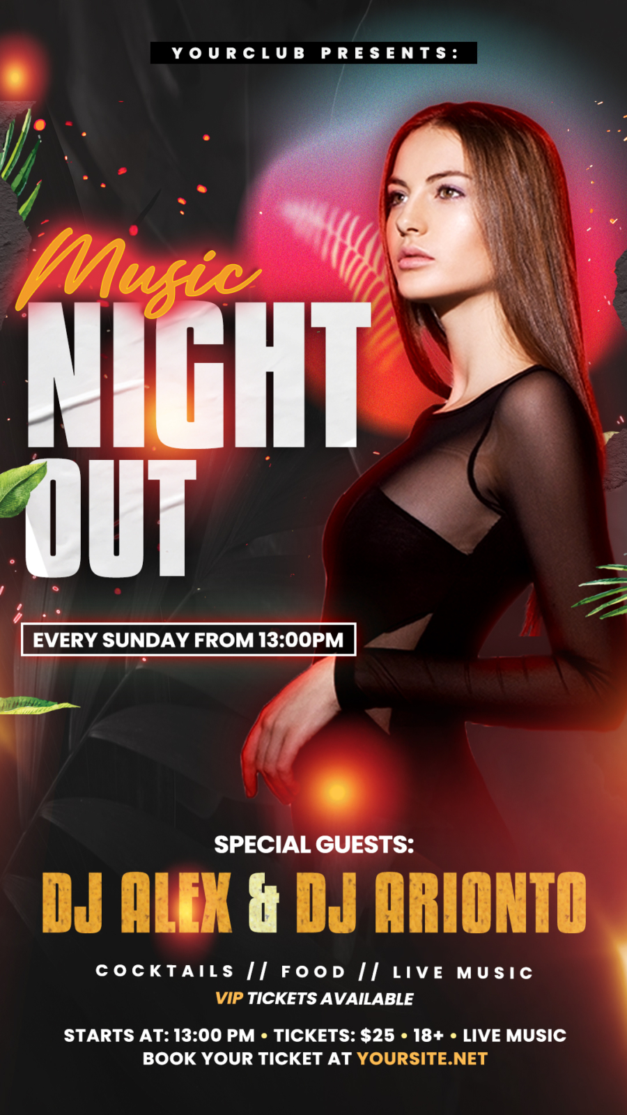 Music Night Out Instagram PSD Templates